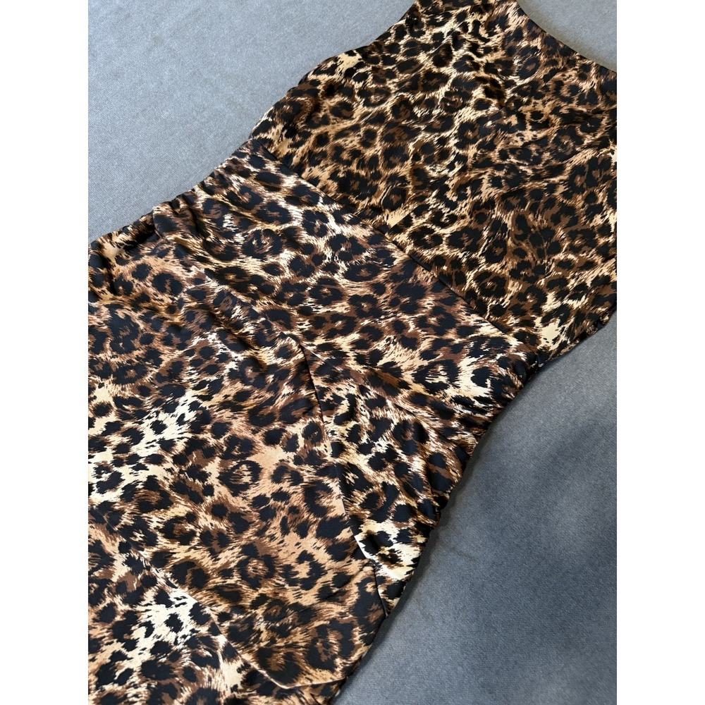 NWOT Rabbit Rabbit Rabbit Designs Leopard Print Dress Womens Size 6 Sleeveless - Picture 5 of 7